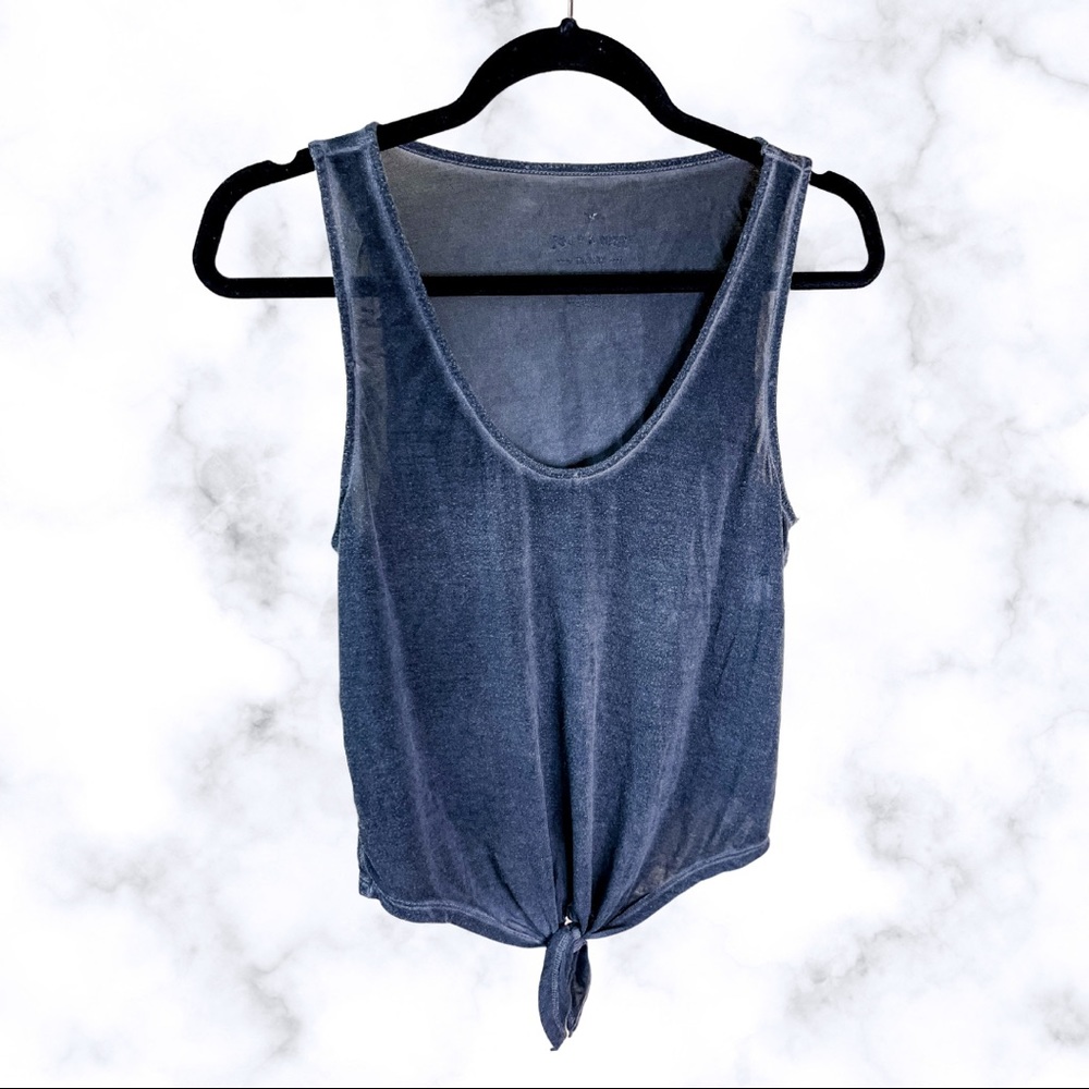 American Eagle Sark Grey Soft and Sexy Tank Top